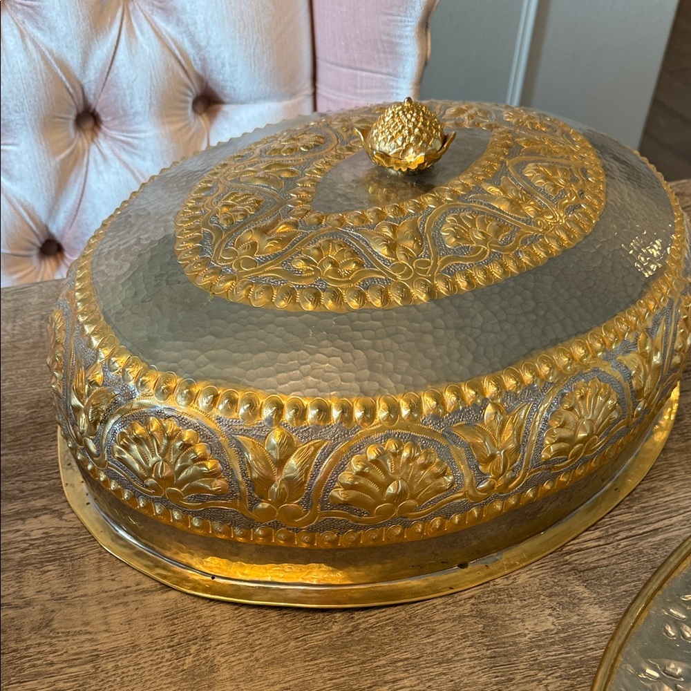 Vintage antique large serving dish - Picture 15 of 17